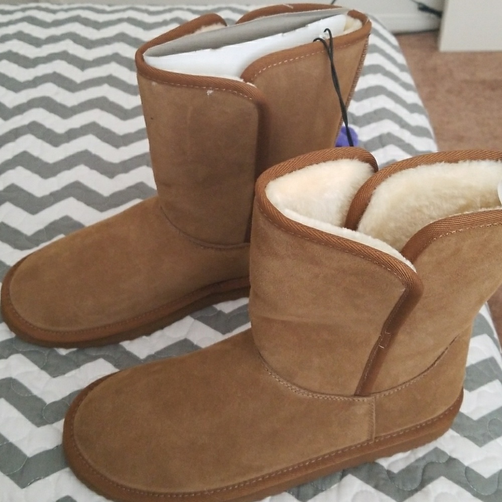 Genuine leather boots